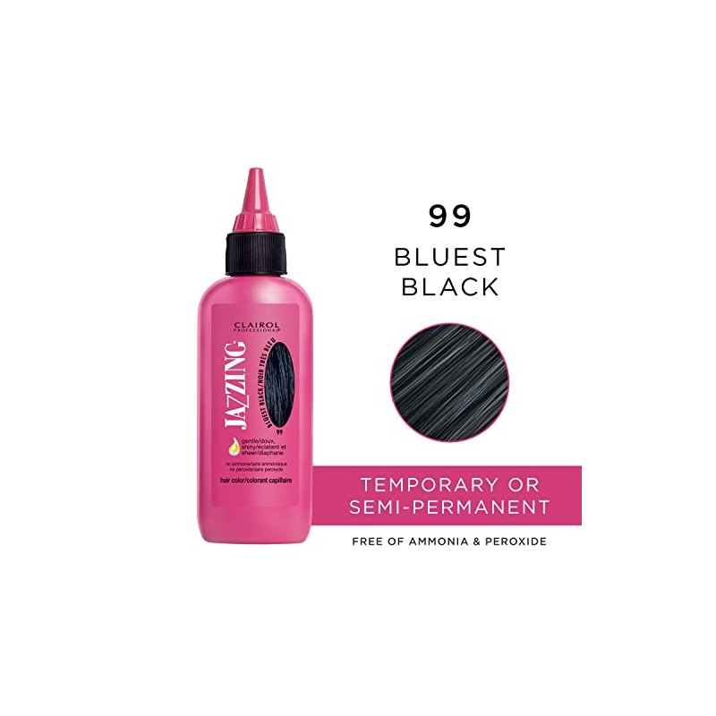Clairol Professional Jazzing, No.099 Bluest Black, 3 oz.