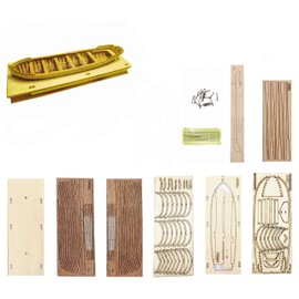 GAWEGM Small Lifeboat Model kit - 1/75 Full Rib Pinance Lifeboat