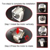 EUDAX 15 Pcs Rectangular DC Motor Mini Electric Motor 1.5-3V