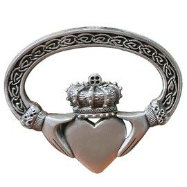 Abbey + CA Gift Irish Claddagh Visor Clip, Auto Sun Visor Accessory, Birthday for Men and Women, 3 Inches