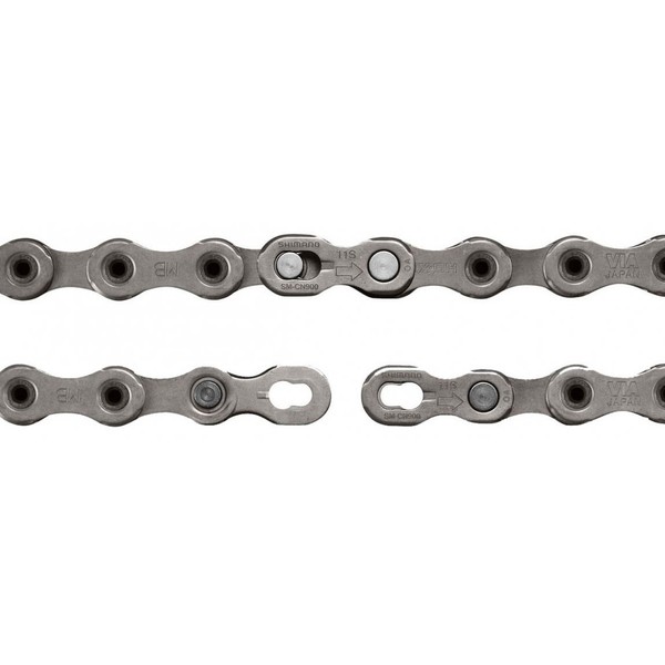 Shimano CN-HG901-11s-116L-Q (Quick Link) Dura-Ace XTR Bicycle Chain, ICNHG901116Q, silver