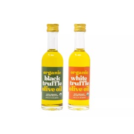 da rosario Organic White and Black Truffle Olive Oil 100% Italian Truffles 2PACK