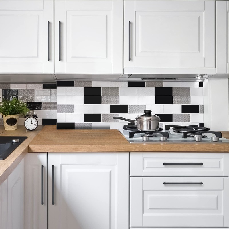 Ravinte 20 Pack 11-5/16 Inch Kitchen Square Cabinet Handles Matte