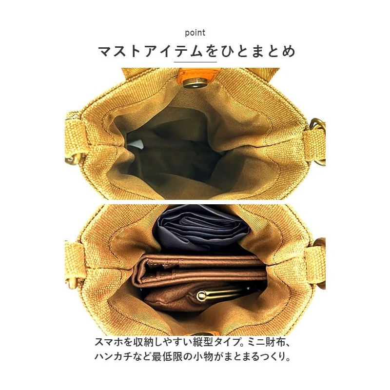 BACKYARD FAMILY Lafiel Canvas Dot Synthetic Leather Mini Shoulder Bag