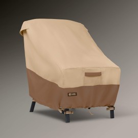 Classic Accessories Veranda's Best Waterproof High Back Patio Chair Cover, 26 x 33 x 35 Inch, Outdoor Chair Covers, Earth