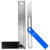 Aomhrek Multi-Function Square Set, 10"/250mm Angle Measurement Tool, T Square,