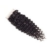 4x4 Lace Closure Deep Wave Human Hair 10 inch Curly