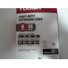 HYPER TOUGH Red/White 3-Outlet 9-ft Light-Duty Extension Cord with Flat