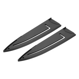PATIKIL 2Pcs PP Universal Knife Cover, Knife Protector Sleeve for 8" Chef Knife Guard Cover for Kitchen, Dining Room, Black