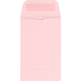 LUXPaper Coin Envelopes, Candy Pink, 2 1/4-Inch x 3 1/2-Inch, 50-Count