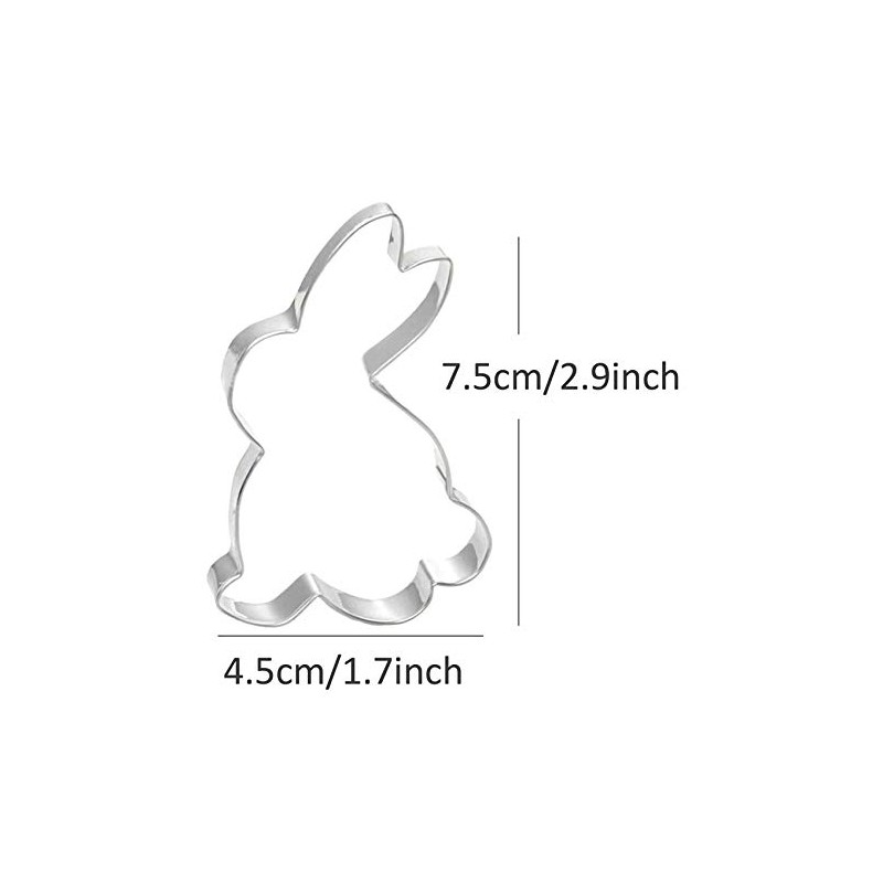 ZDYWY Rabbit Hare Bunny Shaped Cookie Cutters