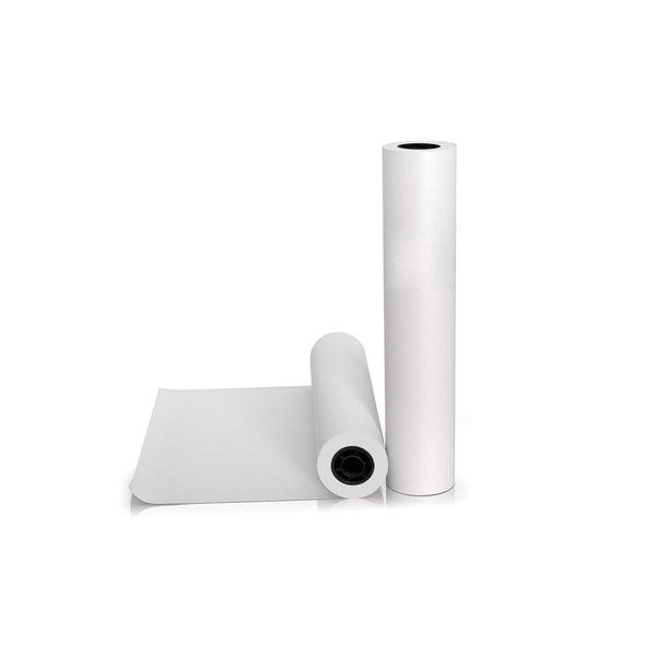 Butcher Paper Roll 48" x 164ft, White Kraft Wrapping Paper