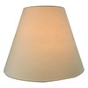 Royal Designs Deep Empire Hardback Lamp Shade, Linen Eggshell, 8