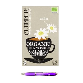 Clipper Organic Chamomile Tea Bag Infusion - 20 Teabags - 30g With a Premier Life Store pen