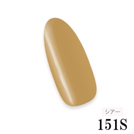 LinoGel Reno Gel Color Gel, Sheer Color, Gel Nail, Cosmetics Registration, Made in Japan, 0.2 oz (5 g), Compatible with LED/UV Light, 151S, Honey Almond, Professional Nail