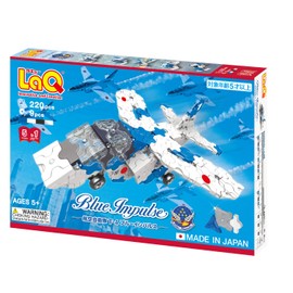 LaQ Blue Impulse | 229 Pieces | 5 Models | Age 5+ | Creative, Educational Construction Toy Block | Made in Japan