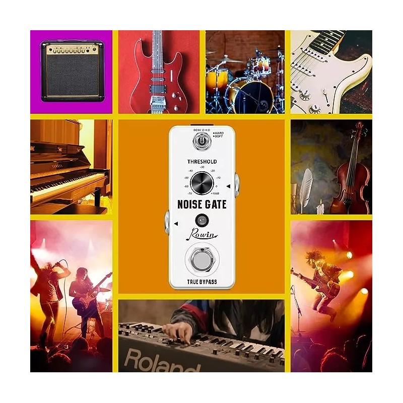 Rowin Pedal de efecto Rowin LEF-319 blanco