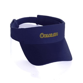 Daxton USA States Sport Golf Sun Protection Visor Headwear Hat, Navy Visor Colorado