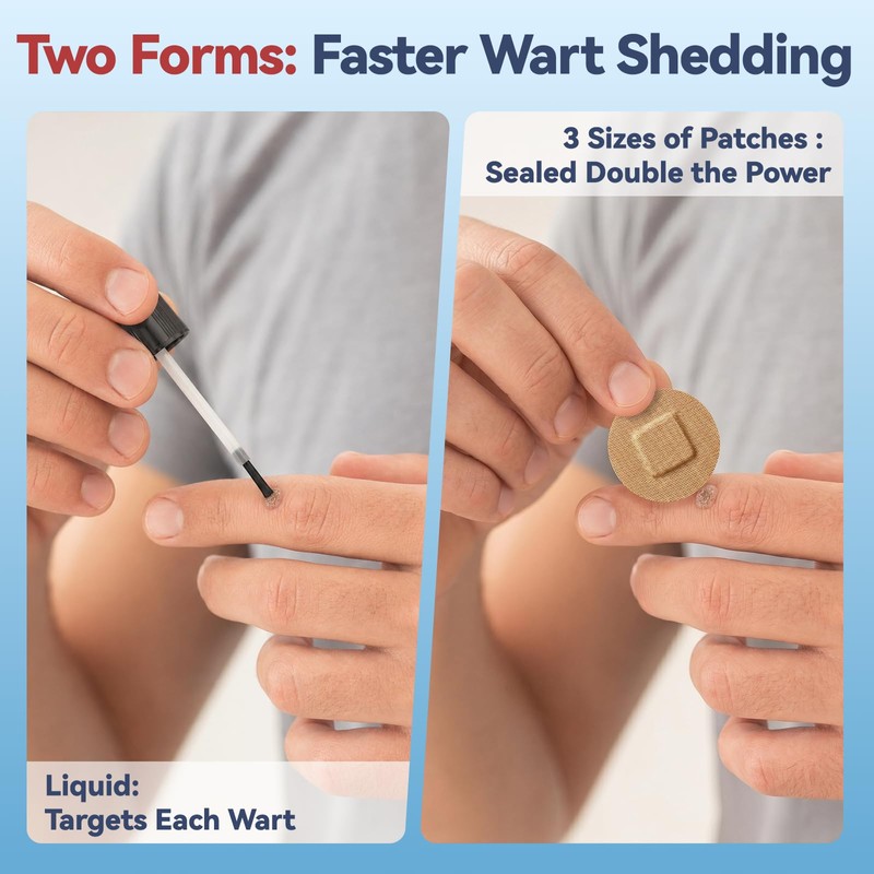 BPLXKUR Wart Remover – Gentle OTC with Natural Plant Extracts,