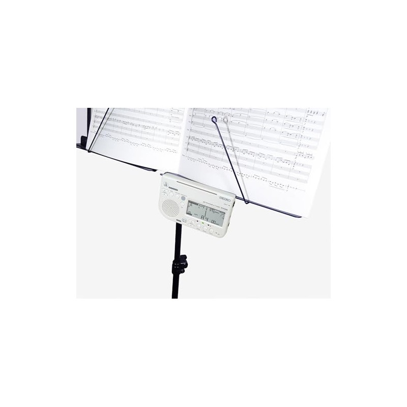 Seiko STH200WHSP Metronome & Tuner White Pickup Microphone Set of