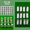 RLMVGBX Pool Cue Tips, 10PCS Snooker Cue Tip, 12mm Pool