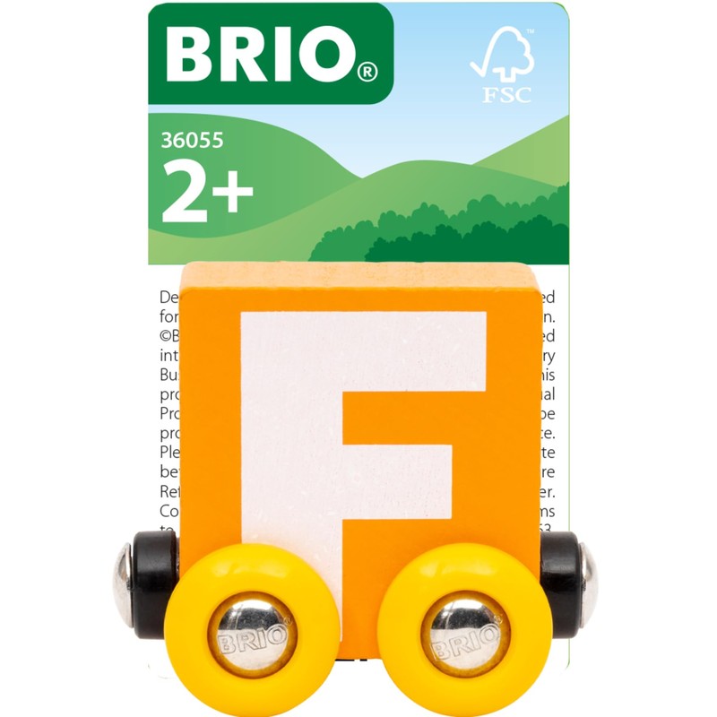 BRIO – Letter Train F | Wooden Train Set Accessory