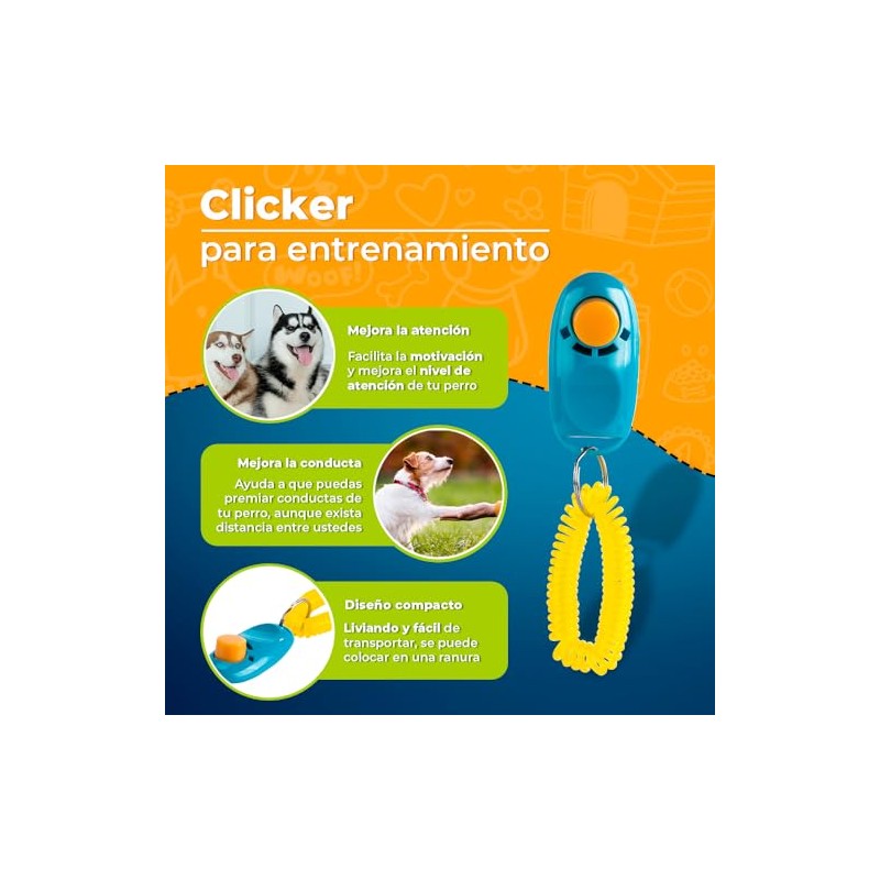 Fancy Pets Clicker con Pulsera de Entrenamiento para Perro