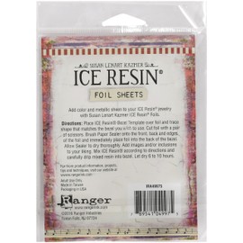 Ranger IRA49975 Ice Resin Foil Sheets 10/Pkg-Mardigras
