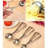EQCOTWEA Ice Cream Scoop Set, Stainless Steel Cookie Scoops Set