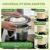 2 Tier Bamboo Steamer- 10" Baskets With Handle, Silicone Liner,