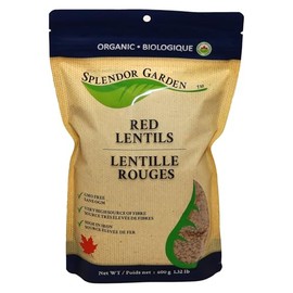 Organic Red Lentils - 600g