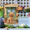 KEEPAEON Poodle Garden Flag 12x18 In Welcome Dog Flag Small