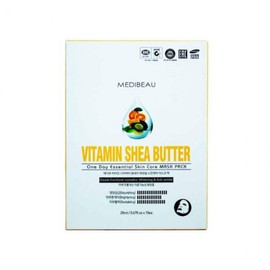 MediView One Day Essential Skincare Mask Pack 20ml - Vitamin Shea Butter 10 Sheets MediView