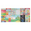 12PCS Educational Posters for Kids Cartoon Learning Poster Waterproof English