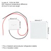 sourcing map TEC1-12704 Semiconductor Refrigeration Tablets 15.8V 4A 35W Heatsink