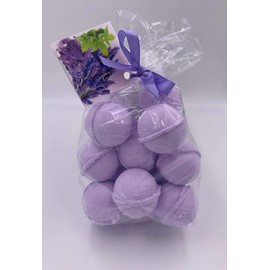 Spa Pure Lavender Vanilla Fizzies: 14 Lavender Vanilla Bath Bomb Fizzies with Shea, Mango & Cocoa Butter, Ultra Moisturizing ...Great for Dry Skin