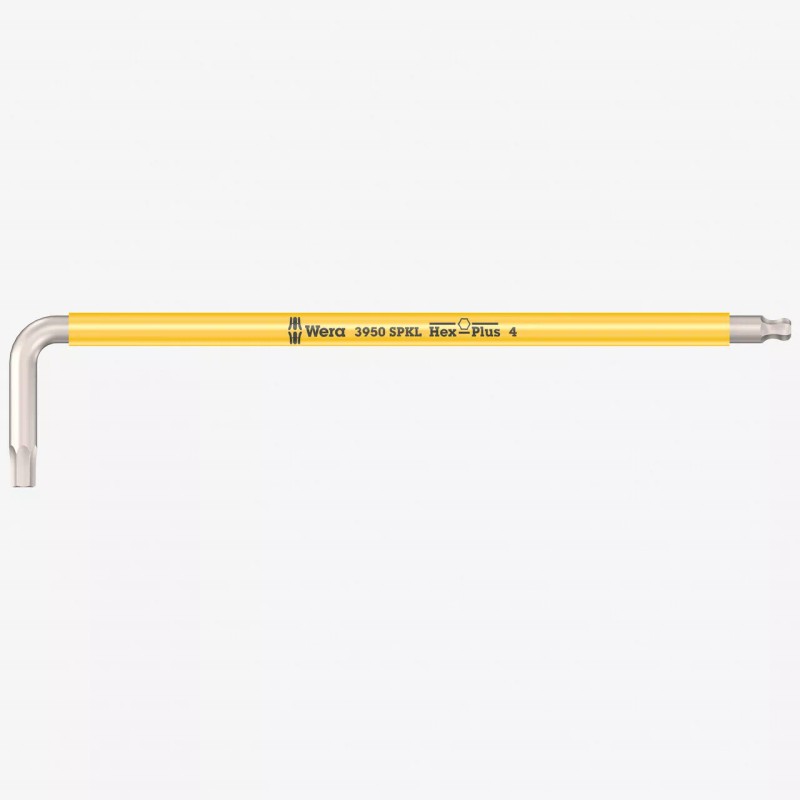 Wera 022664 Multicolor Metric Hex Stainless L-key, 4.0 mm (Yellow)