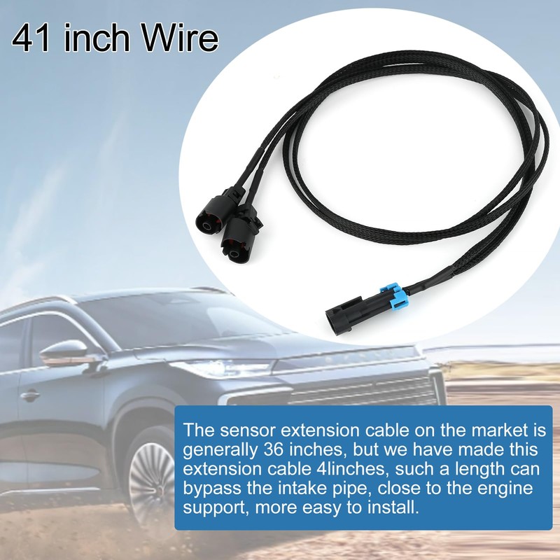 HIRABBIT Gen 3 LS Knock Sensor Extension Relocation Harness Fit