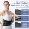 Soporte Lumbar para Hombre y Mujere,faja Lumbar de Doble Compresin