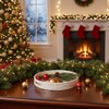 PEMAR 12.6” Mother of Pearl Round Serving Tray with Handles,
