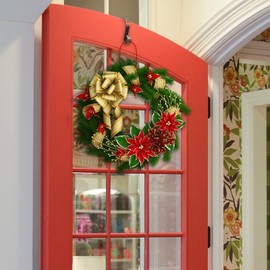 Minicoco 6PCS Christmas Stocking Holder, Metal Christmas Stocking Hanger for Fireplace, Adjustable Non-Slip Xmas Hooks Hangers for Christmas Party Hanging Decoration, Bronze