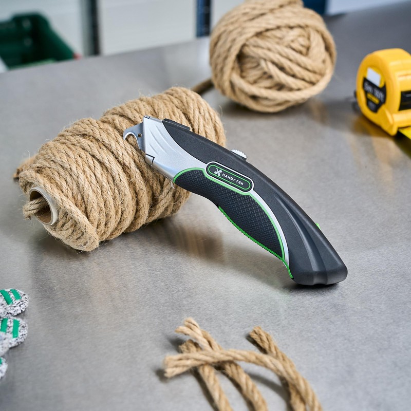 Handy Tek Dual Blade Utility Knife, 1 Retractable Box Cutter