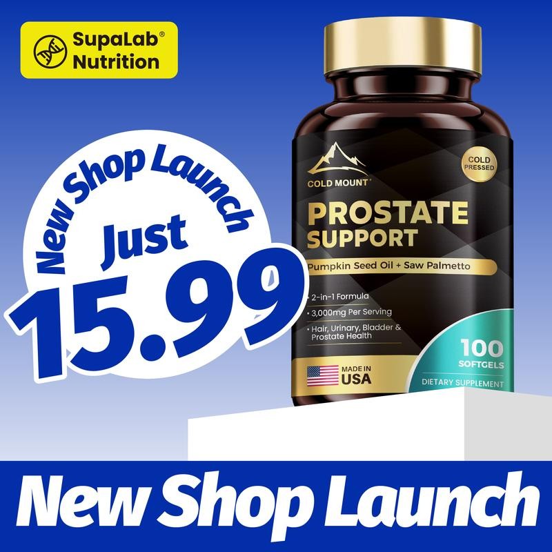 COLD MOUNT Prostate Support - Pumpkin Seed & Saw Palmetto