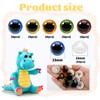 TOAOB 20 Sets Safety Eyes 23mm Colourful Plastic Animals Doll