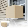 Powrocket Window Air Conditioner Cover for U-Shape Window AC Units,