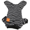 Dog Pajamas Warm 4 Legged High Collar Soft Stretchy Striped