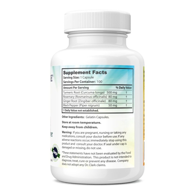 Dr Clark Store Turmeric & Black Pepper Extract – 710mg,