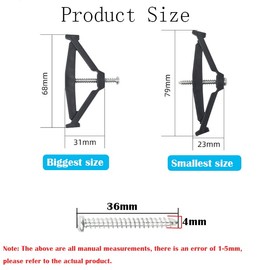 CTRICALVER 86 Type Switch Socket Repair Set, Wall Mount Switch Box Repair Tool, for 86mm Switch Cassette Repairman Support Rod Electrician Accessories(10 Set)