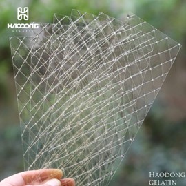 Haodong Beef Gelatin Sheets - 180 Bloom (10 Sheets, 25g)