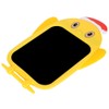 LCD Writing Tablet Christmas Hat Cartoon Owl Shape Children Yellow